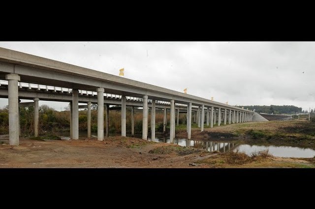 Se inauguró puente en ruta 1 tras inversión de 12 millones de pesos