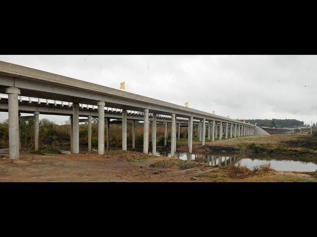 Se inauguró puente en ruta 1 tras inversión de 12 millones de pesos