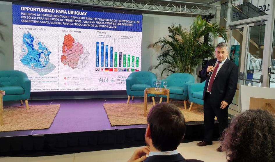 Paganini: “Uruguay tiene una posición especial para producir combustibles verdes”