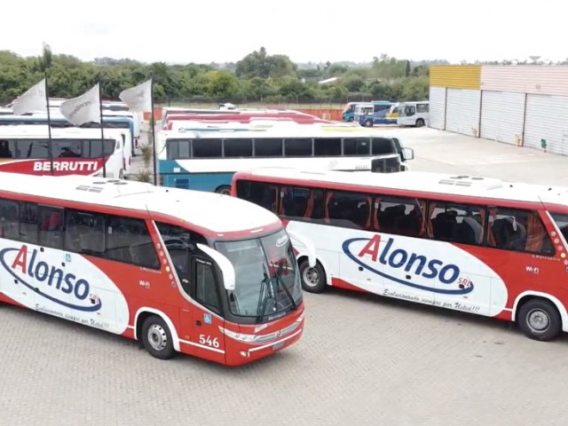 Nuevos buses Marcopolo en Uruguay: empresa ALONSO - Grupo Vittori 