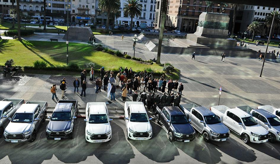 Primaria adquirió 15 camionetas que serán destinadas a inspecciones departamentales