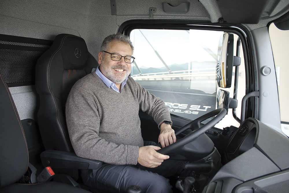 Daniel García, responsable de Producto de Vehículos Comerciales Mercedes-Benz: “A fin de este año vamos a lanzar la línea Axor”