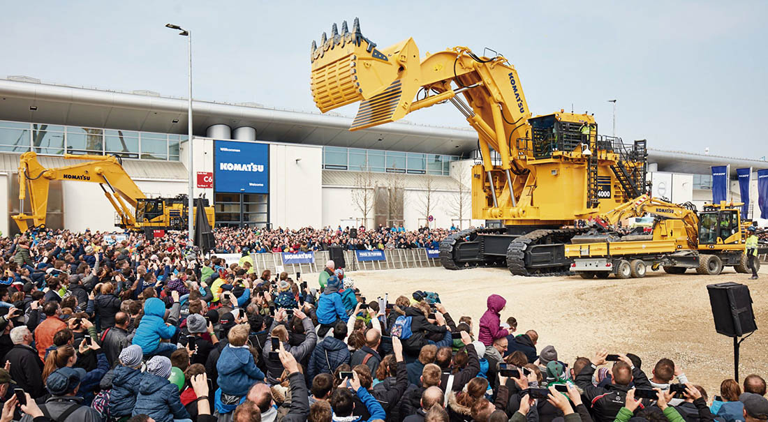 Komatsu Europe en Bauma 2019 