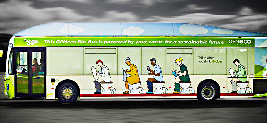 Bio-Bus, el primer autobús que funciona con heces humanas