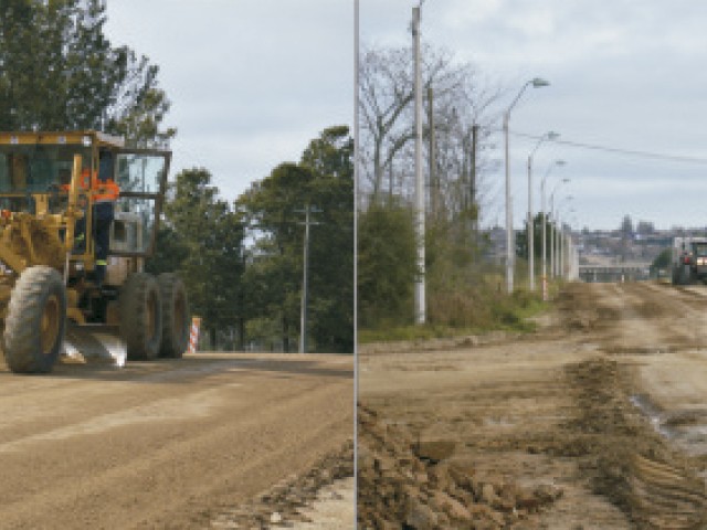 FLORIDA: Con novedoso sistema se ejecutan obras de mejoramiento de Camino a la Rural