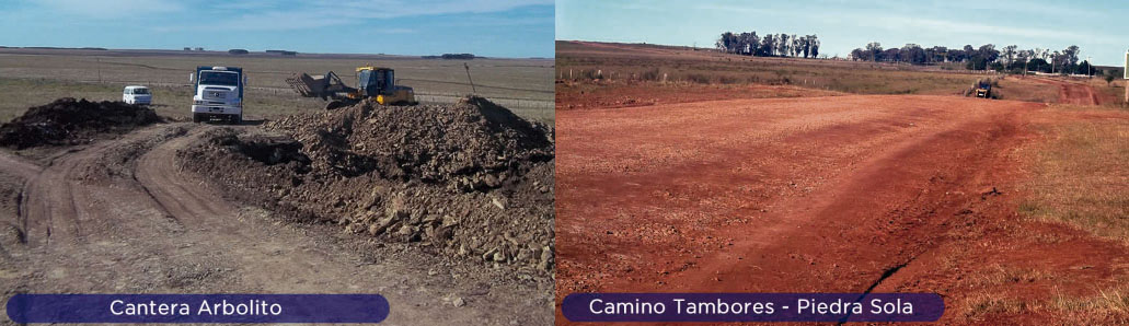 La caminería de Paysandú está en muy buen estado y también en fase de obra