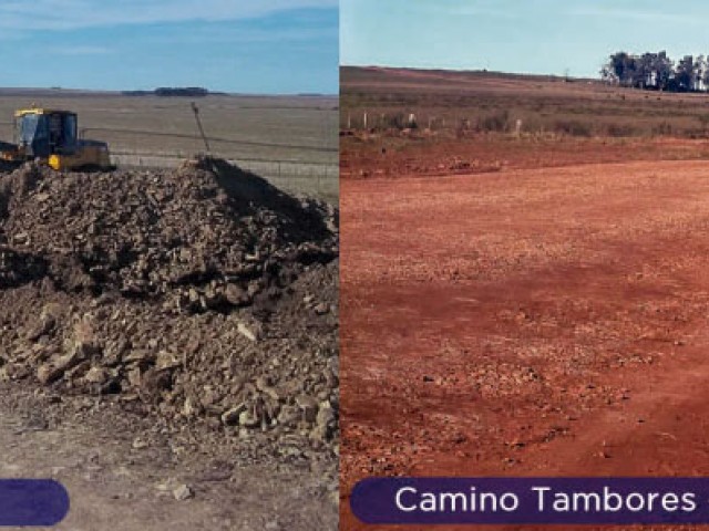 La caminería de Paysandú está en muy buen estado y también en fase de obra