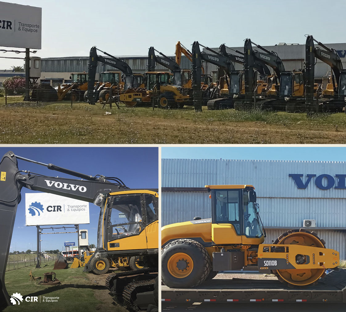 CIR Transportes & Equipos continúa entregando maquinaria Volvo en Uruguay