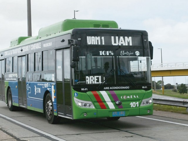 Viajamos en la línea de ómnibus eléctricos menos conocida de Montevideo