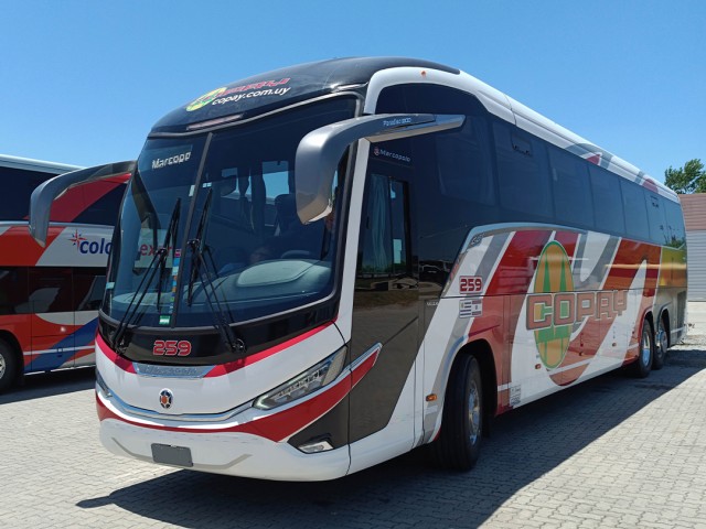 Lo último de 2022: COPAY: La cooperativa sanducera adquirió 5 PARADISO 1200 G8 sobre chasis Volvo B430 R 6x2