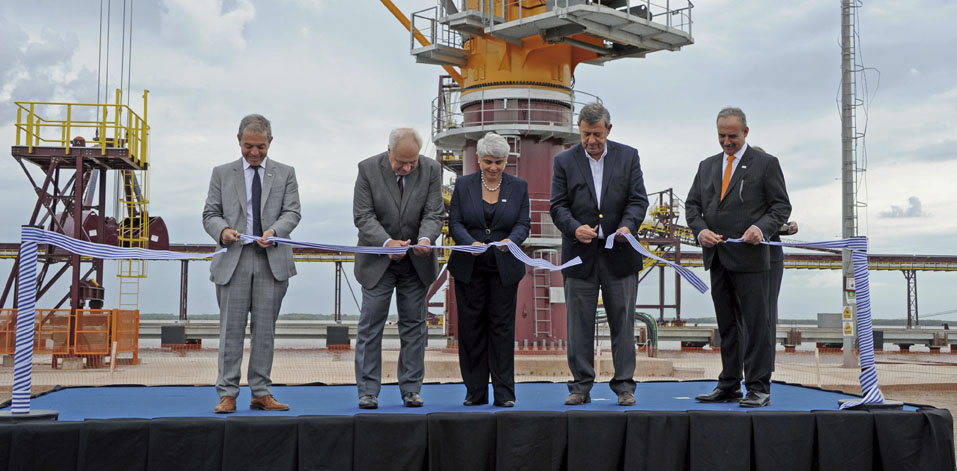 Inauguración en zona franca de Nueva Palmira por 150 millones de dólares confirma confianza de inversores en Uruguay