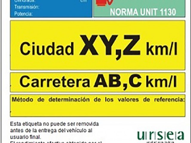 Se aprobó el etiquetado de eficiencia energética de vehículos livianos