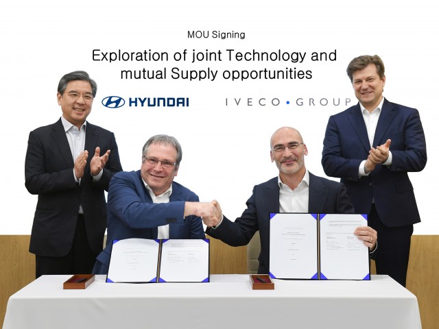 Iveco Group y Hyundai Motor Company firman un Memorando de Entendimiento para explorar una futura colaboración