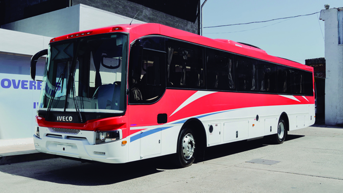 IVECO BUS y Overbus presentan un vehículo para trabajos de minería en alta montaña