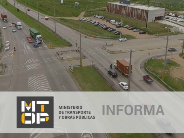 Precaución por obras en los Accesos a Montevideo