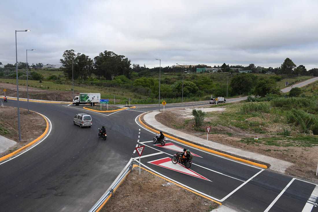 Se inauguró el intercambiador en ruta 5 y camino Eduardo Pérez