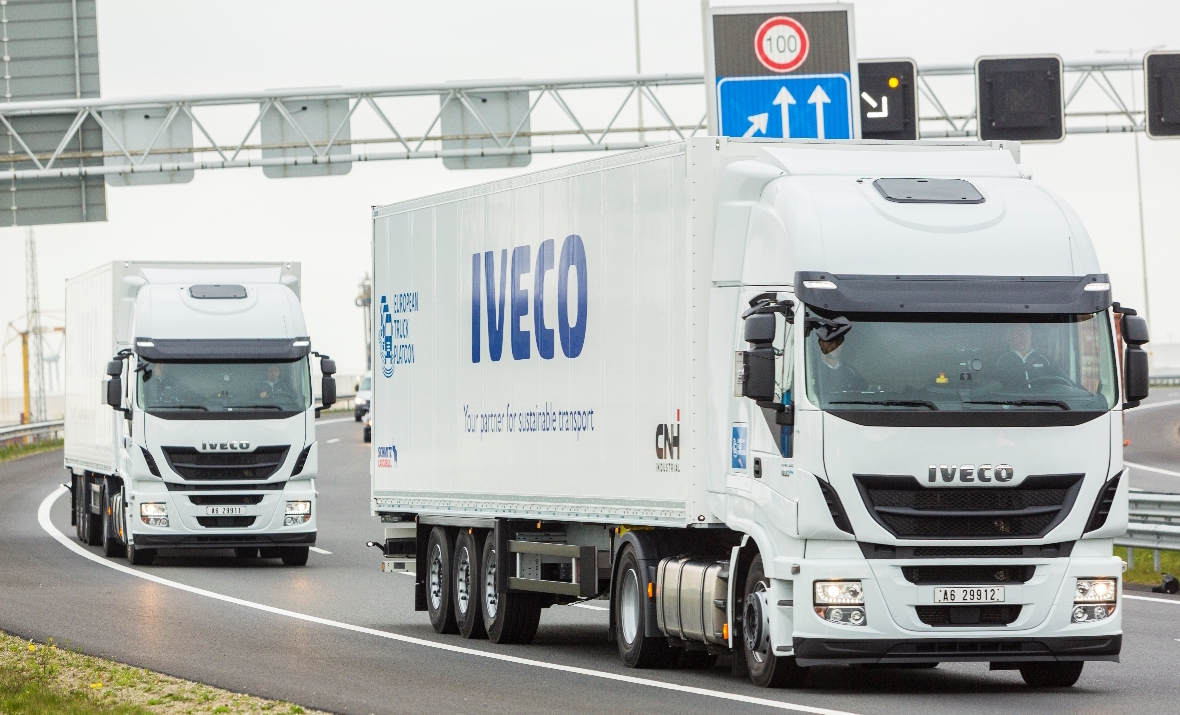 Iveco participará en el primer desafío mundial "Truck Platooning Challenge"