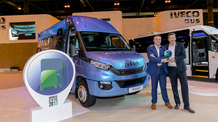 IVECO Daily Tourys, coronado “International Minibus of the Year 2017”