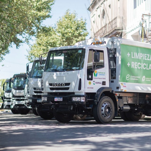 CIEMSA atiende recolección de residuos y saneamiento en Canelones con camiones IVECO