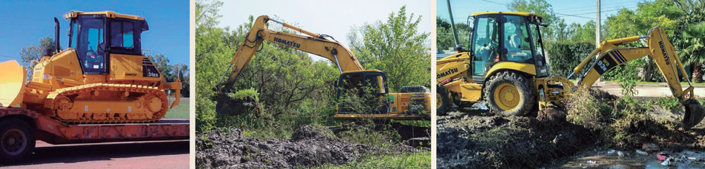 El gobierno departamental de Río Negro incorporó maquinaria Komatsu adquirida en José M. Durán S.A.