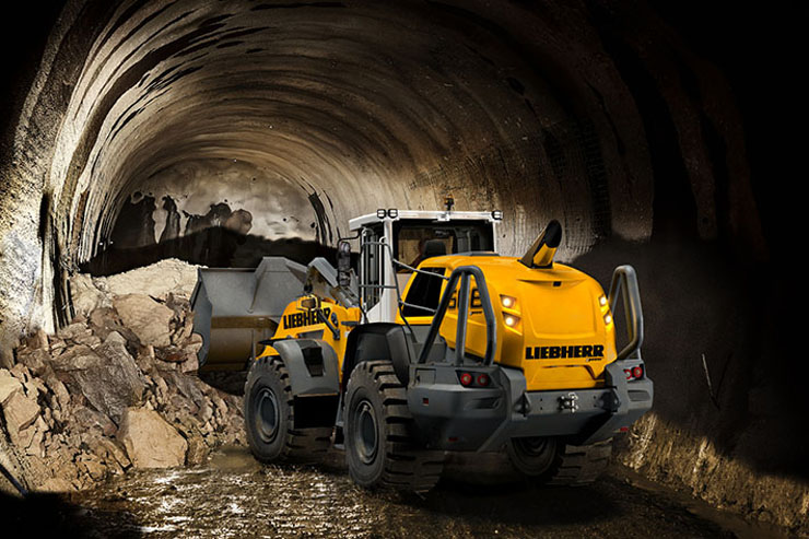 Cuatro palas cargadoras XPower® de Liebherr disponibles en versión para túneles