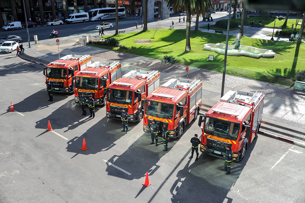 Bomberos incorpora cinco vehículos MAN a su flota