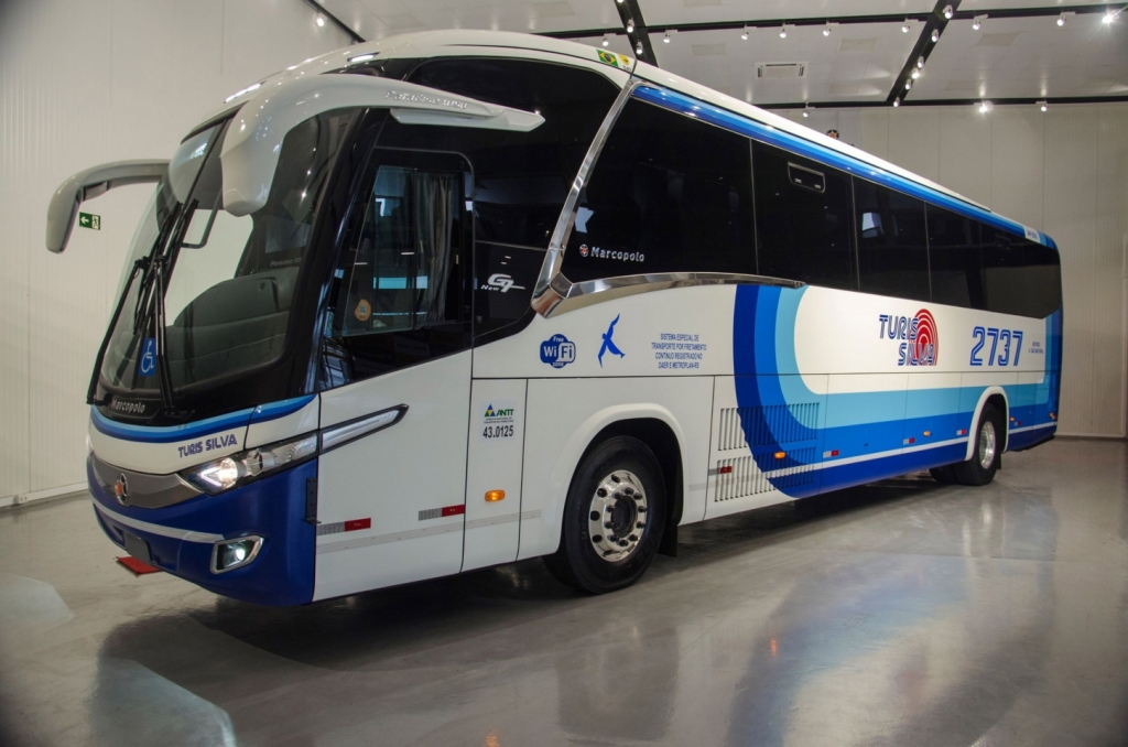 Marcopolo y Scania suministran Turis Silva el primer autobús de carga con GNC en Brasil