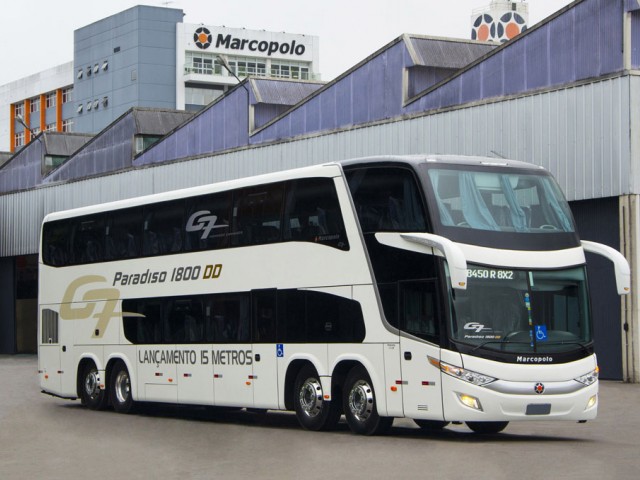 Marcopolo presenta el primer coche carretero de Brasil con una longitud de 15 metros 