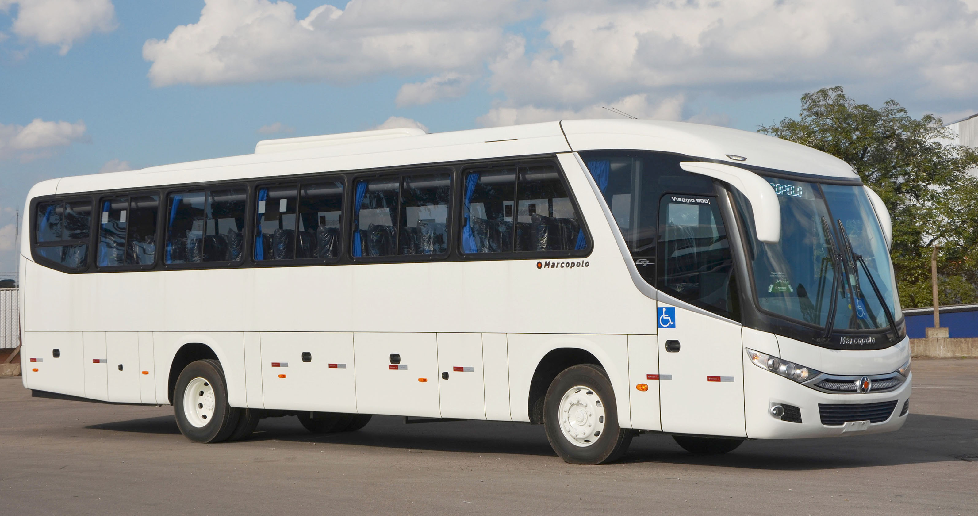 Marcopolo suministró 30 autobuses para verde transportes, de Cuiabá