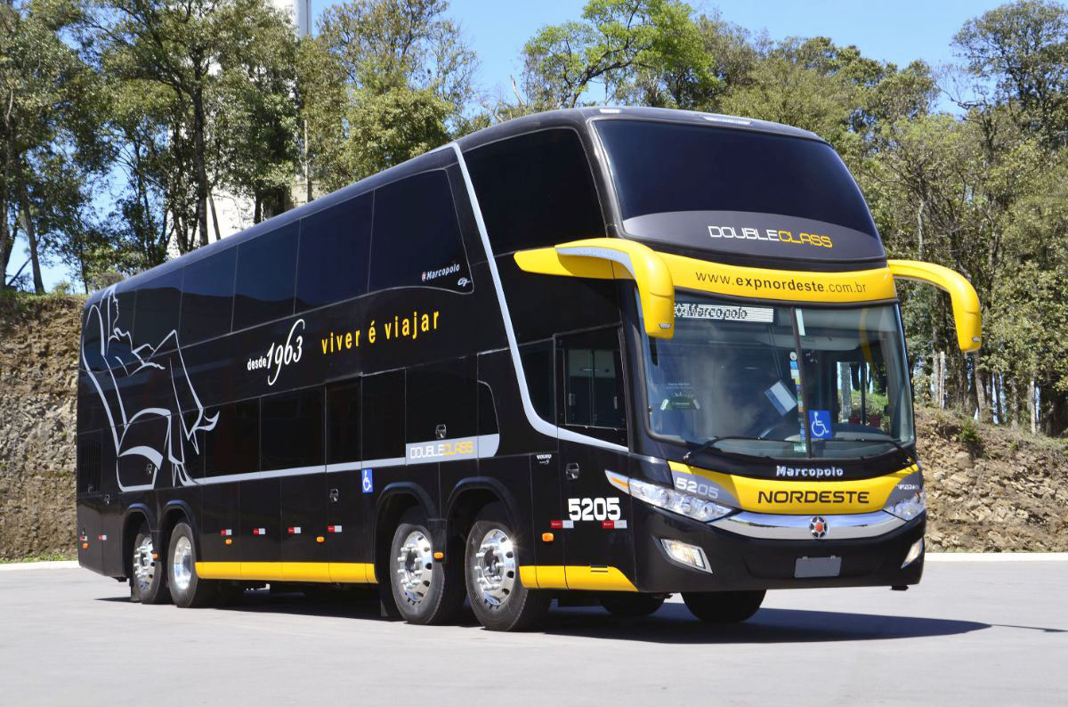 Marcopolo suministra autobuses Paradiso 1800 DD a Expresso Nordeste