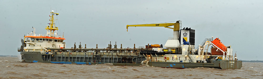 Dragado de canal Martín García garantizará tráfico por el Río de la Plata en condiciones estables