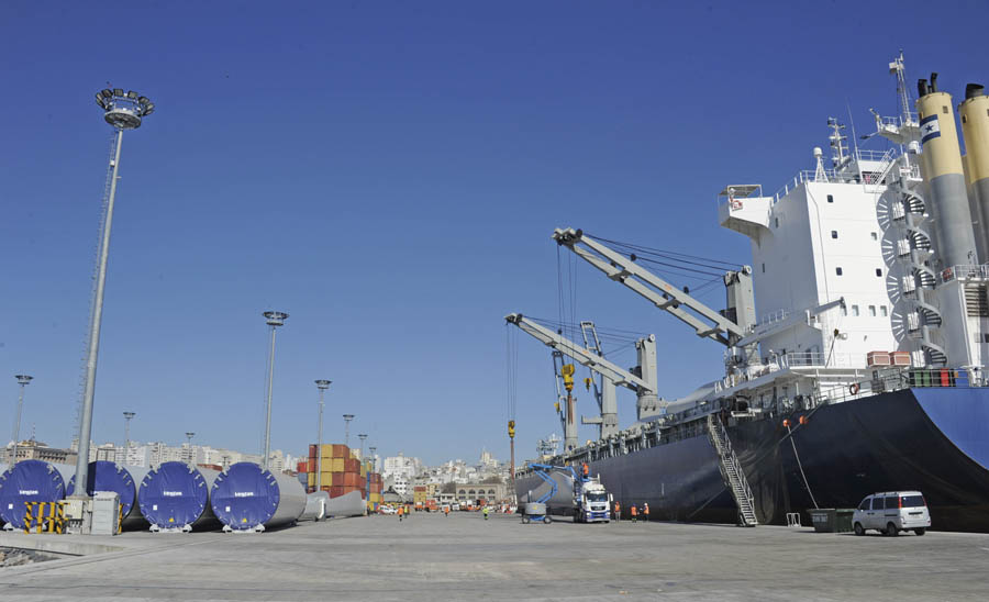 Administración de Puertos mantiene meta de finalización de ampliación del muelle C para fines de 2018