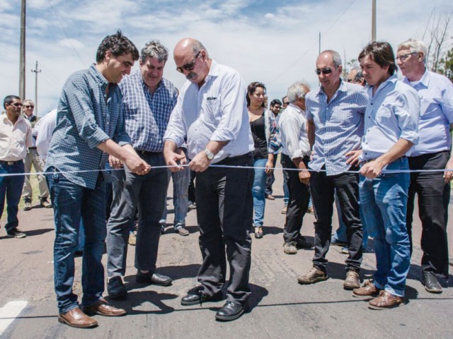 OPP apoyó obras en la avenida que comunica el puente sobre Salto Grande con la capital departamental