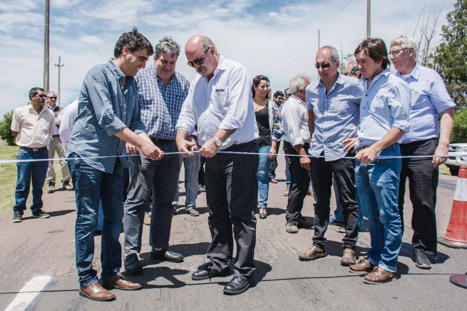 OPP apoyó obras en la avenida que comunica el puente sobre Salto Grande con la capital departamental