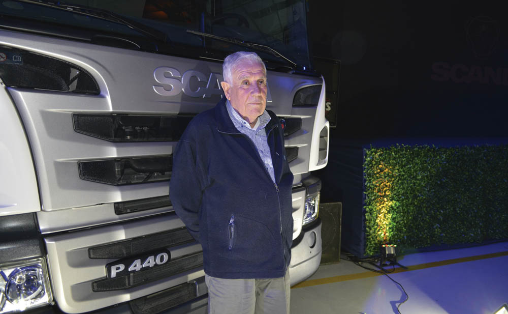 “El Pocho” Domínguez y su fidelidad a los camiones Scania