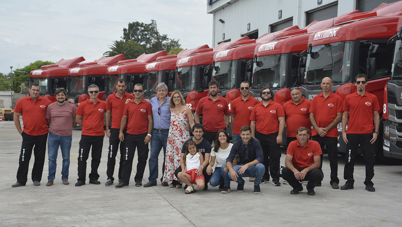 Scania comienza el año con la entrega de 10 unidades P450 a la empresa Ratimar S.A.