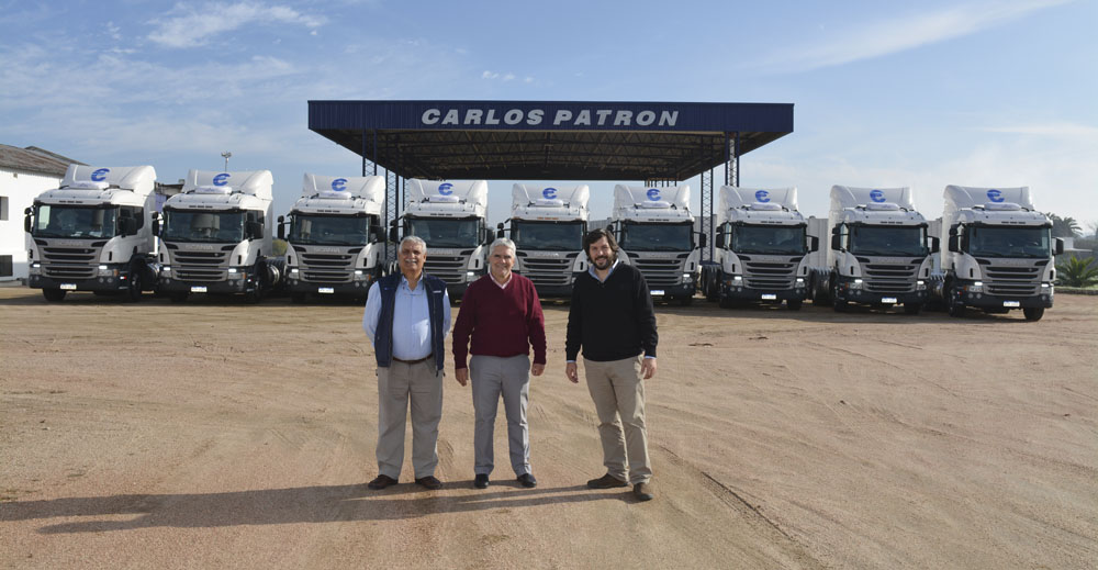 Empresa Carlos Patrón incorporó 38 unidades Scania