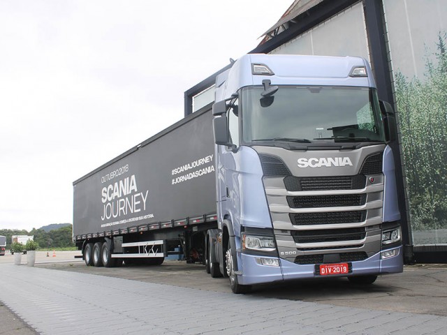 Transporte Carretero en la presentación del nuevo Scania en Brasil: Test Dirve y prueba de manejo