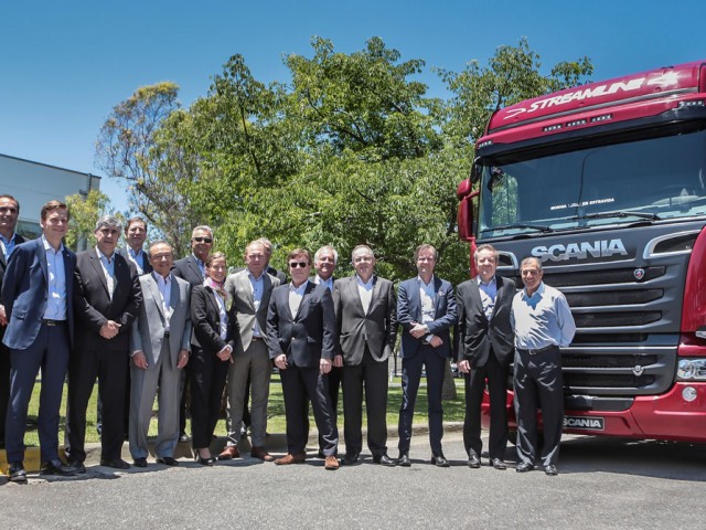 Scania Argentina recibió a sus directivos globales