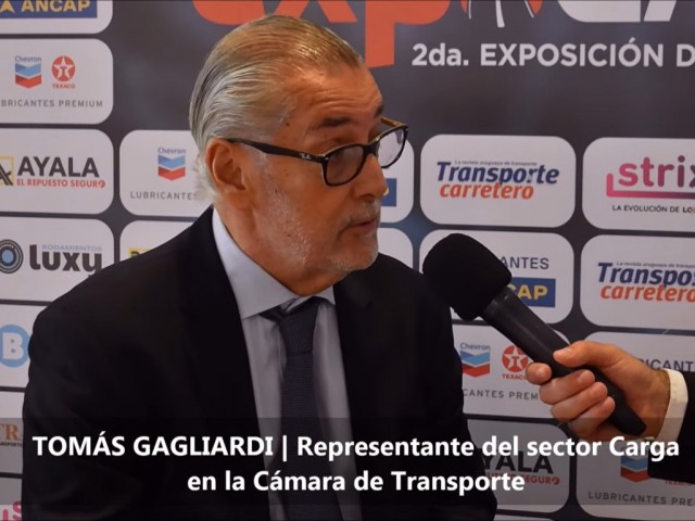 TOMÁS GAGLIARDI | Representante del sector carga de la Cámara de Transporte