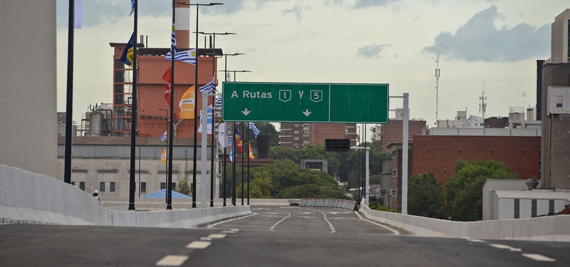 Se inauguró obra vial en rambla portuaria con inversión de 156 millones de dólares