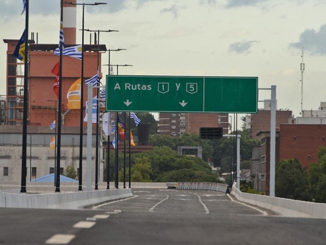 Se inauguró obra vial en rambla portuaria con inversión de 156 millones de dólares