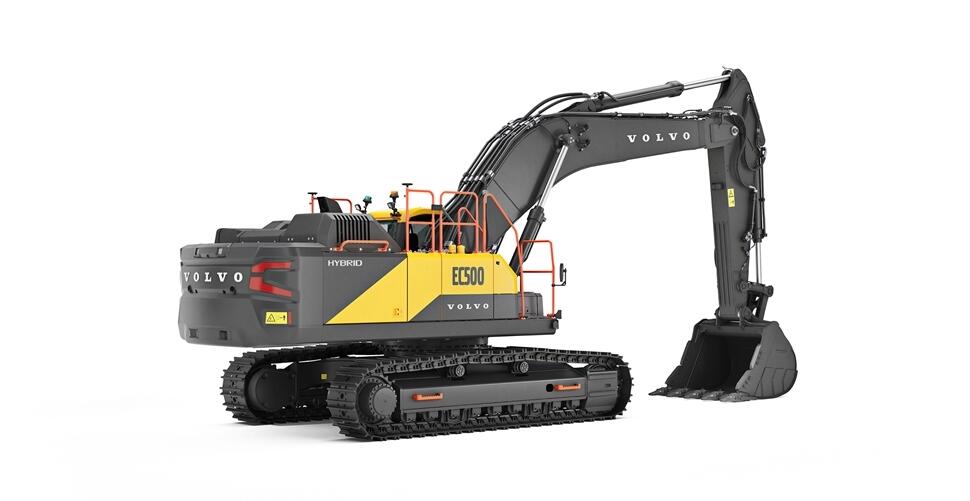 Volvo CE lleva la tecnología híbrida a su última generación de excavadoras