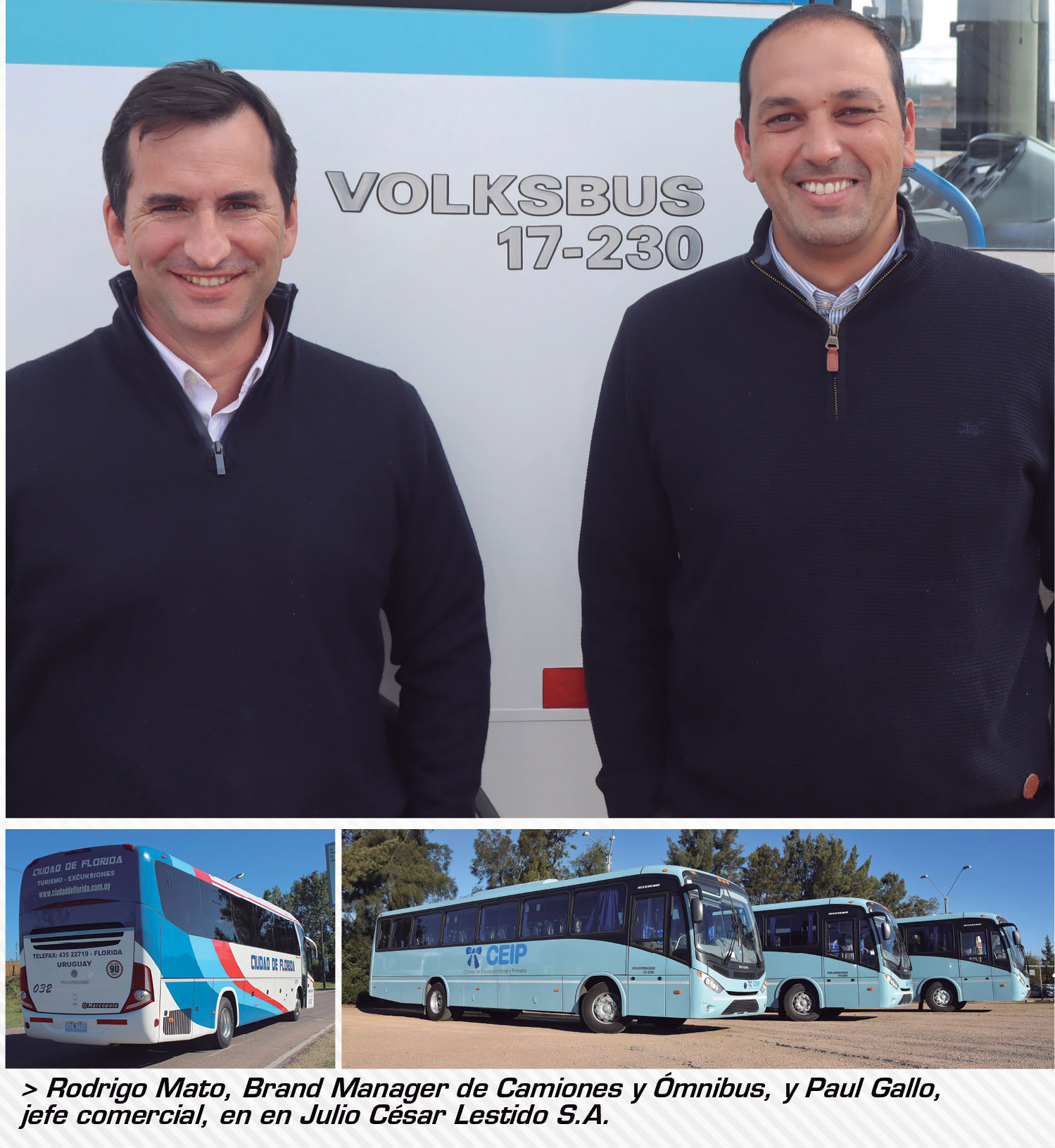 Mercado de ómnibus nuevos / RODRIGO MATO, BRAND MANAGER DE CAMIONES  Y ÓMNIBUS EN JULIO CÉSAR LESTIDO S.A.: “Volkswagen, para el transporte  de pasajeros, es un producto con precio muy cuidado y equilibrado” 